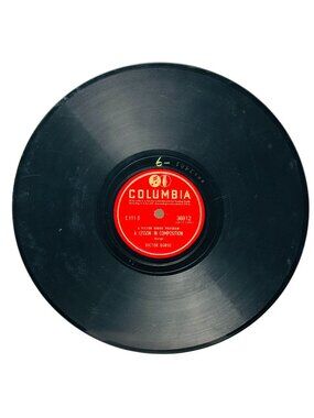 Victor Borge A Lesson In Composition 10in Shellac 78 RPM Columbia 36912